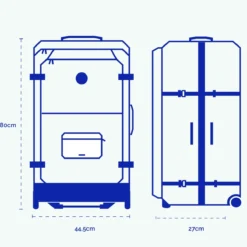Best Weichschalenkoffer mit 2 Rollen L Bimini Aufgabegepäck